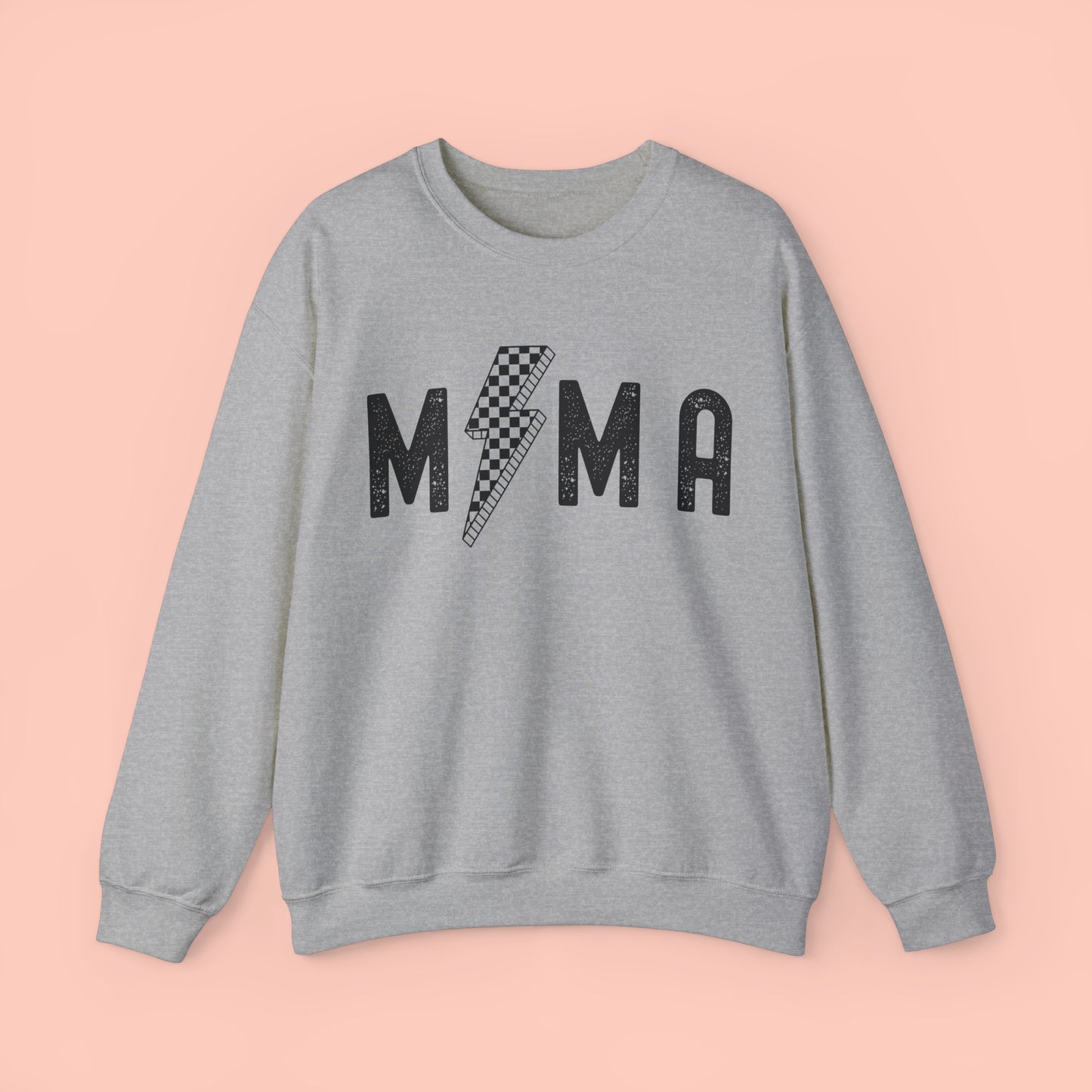 Mama Lightning Bolt- Mother's Day Crewneck Sweatshirt