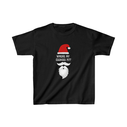 Where My Cookies at? Youth Christmas Heavy Cotton™ Tee