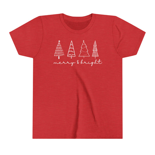 Merry and Bright Youth Short Sleeve Tee