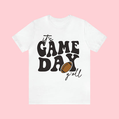 It's Game Day Y'all- Football Tshirt - Orange