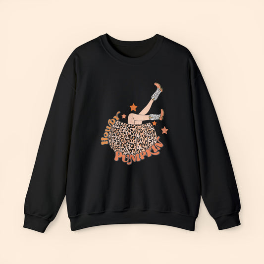 HOWDY PUMPKIN I Halloween Crewneck Sweatshirt I