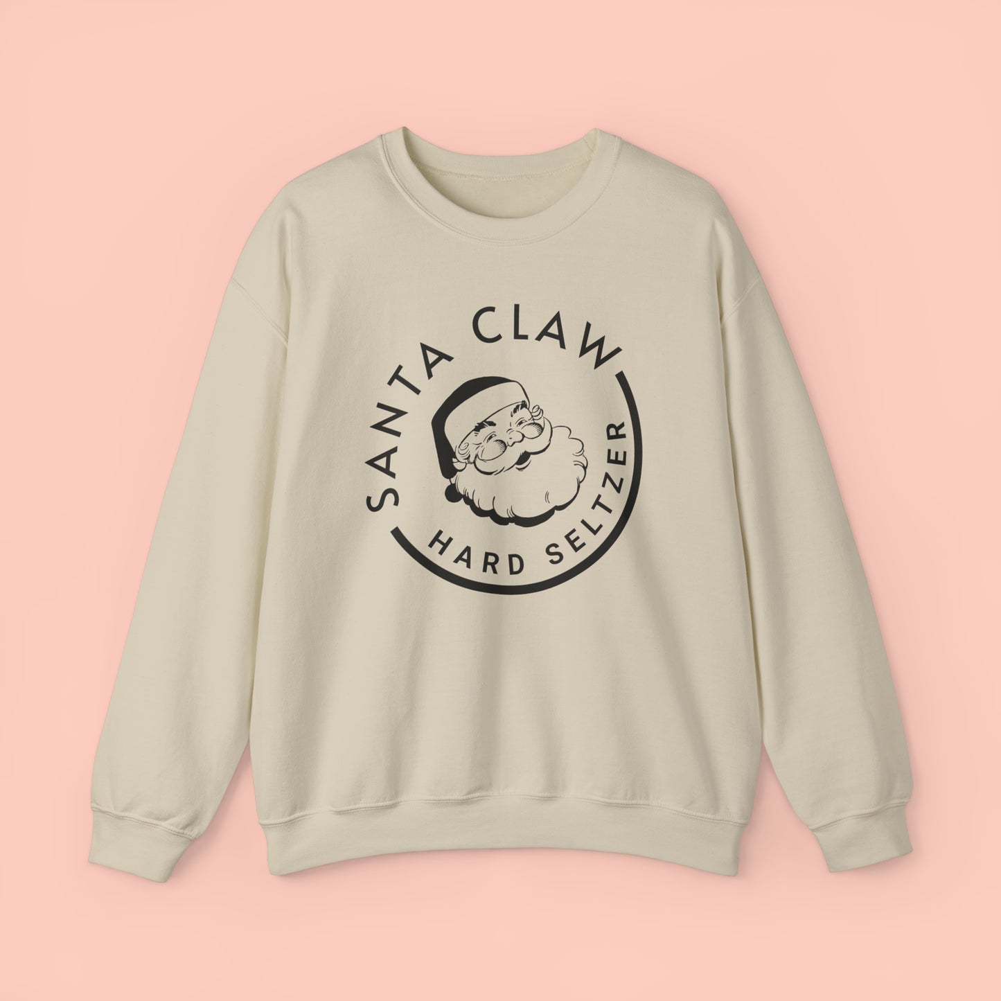 Santa Claw Hard Seltzer - Christmas Crewneck Sweatshirt