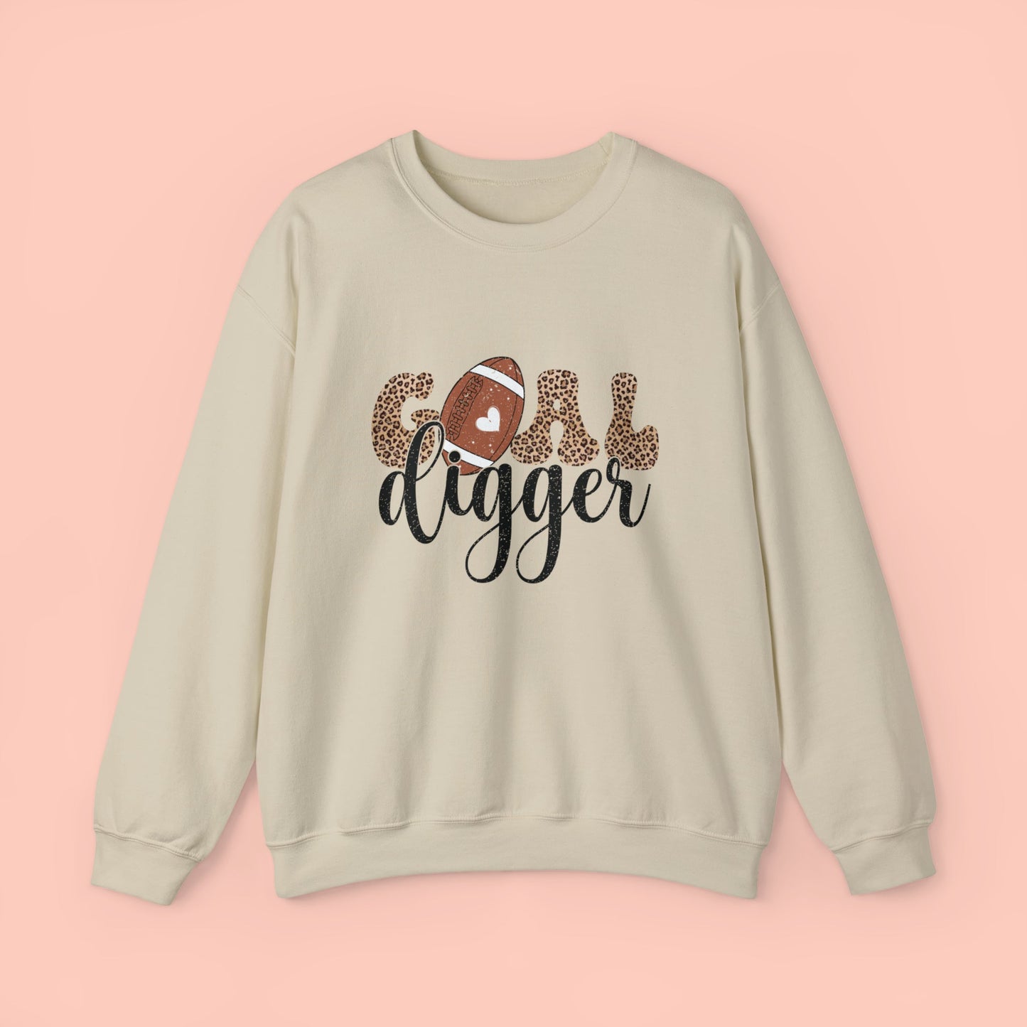 Goal Digger Crewneck- Ash