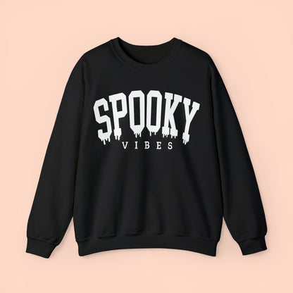 Spooky Vibes I Halloween Crewneck Sweatshirt I