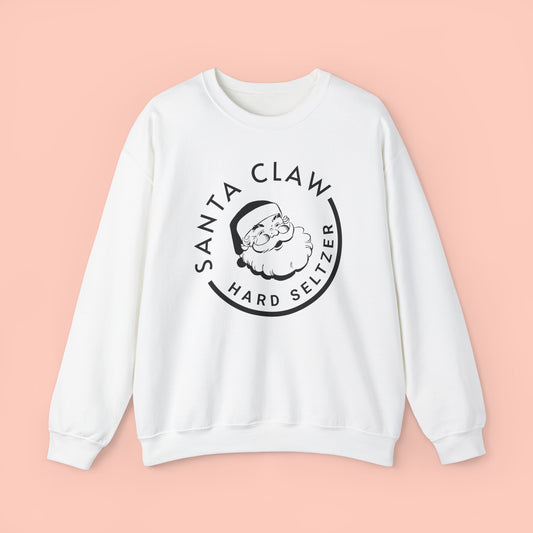 Santa Claw Hard Seltzer - Christmas Crewneck Sweatshirt