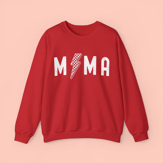 Mama Lightning Bolt- Mother's Day Crewneck Sweatshirt