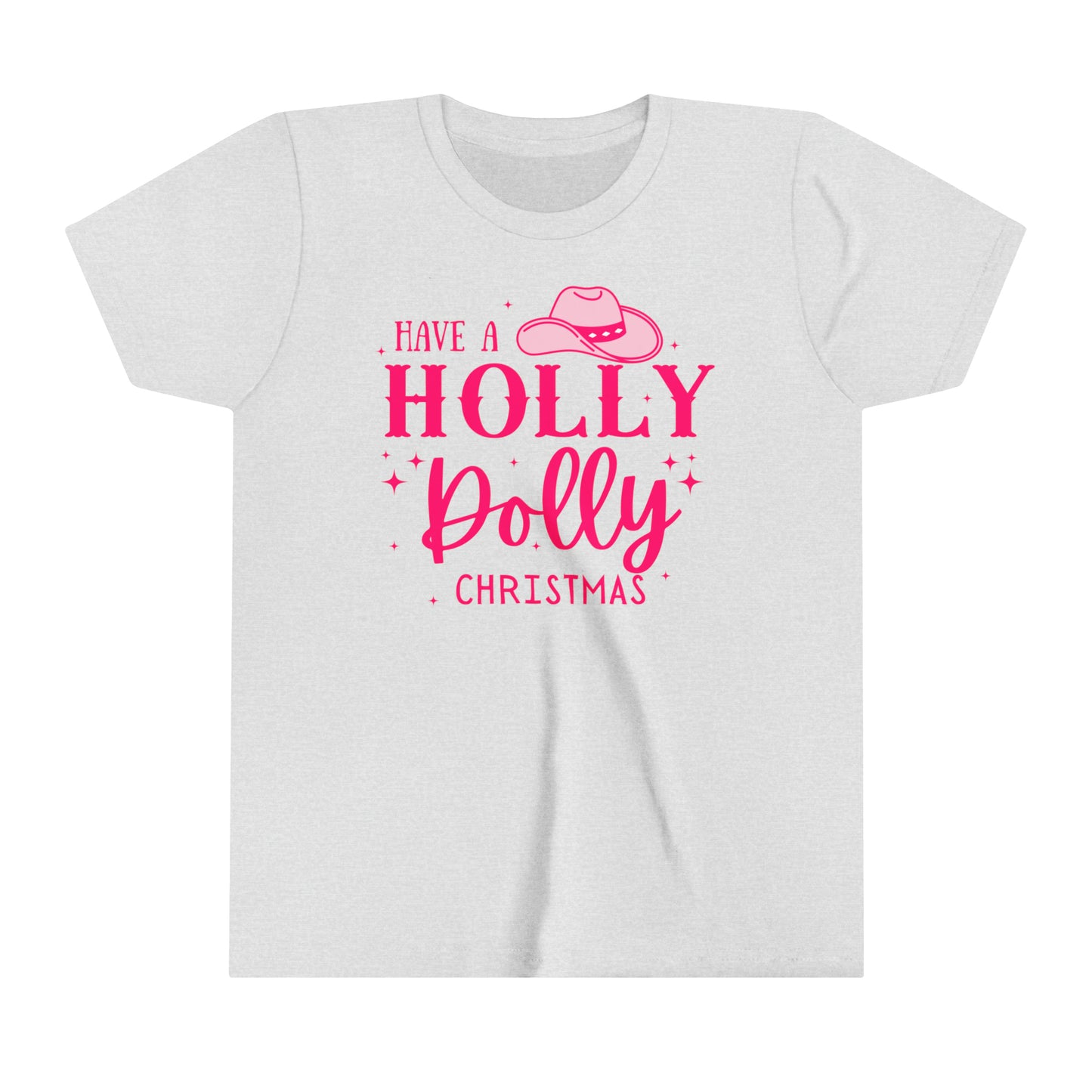 Have a Holly Dolly Christmas Youth Short Sleeve Tee