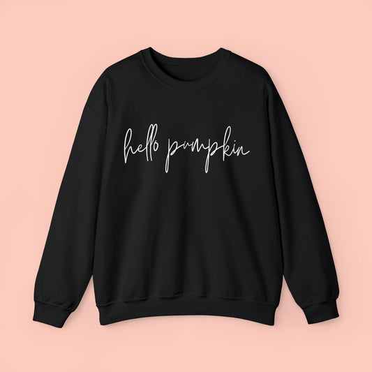 Hello Pumpkin - Thanksgiving Crewneck Sweatshirt