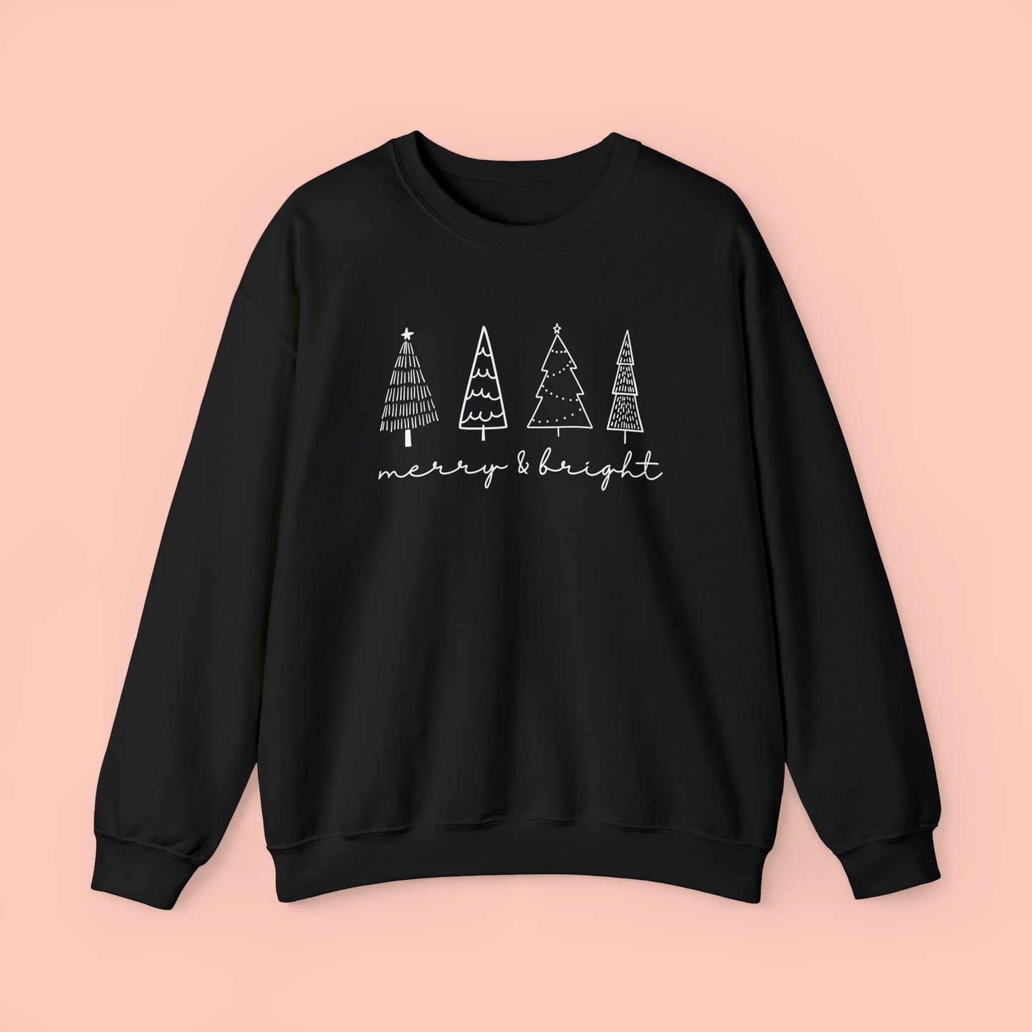 Merry & Bright - Christmas Crewneck Sweatshirt