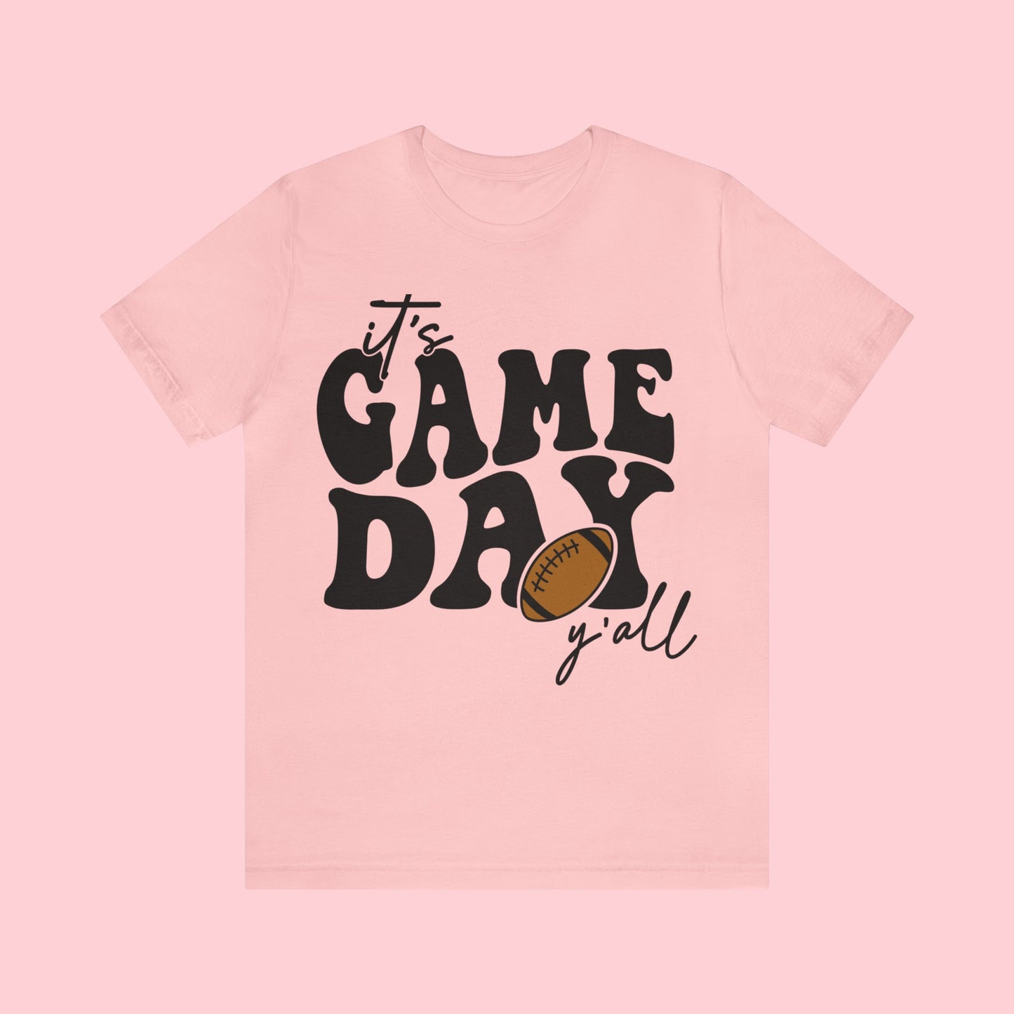 It's Game Day Y'all- Football Tshirt - Orange